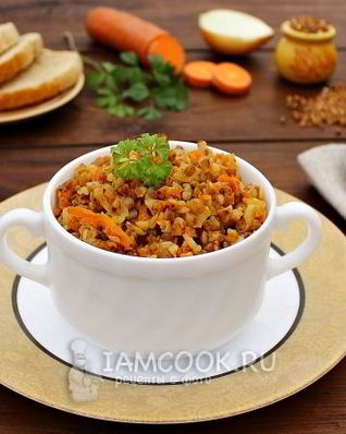 Гречка с морковью и луком в мультиварке