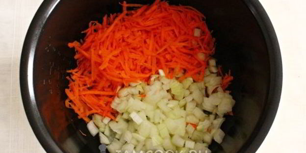 гречка с морковью и луком в мультиварке