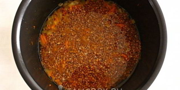 гречка с морковью и луком в мультиварке