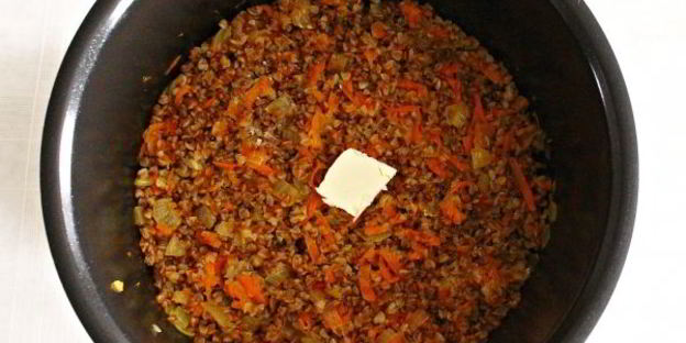 гречка с морковью и луком в мультиварке