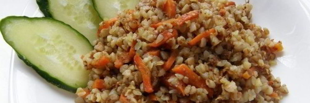 Гречка с морковью