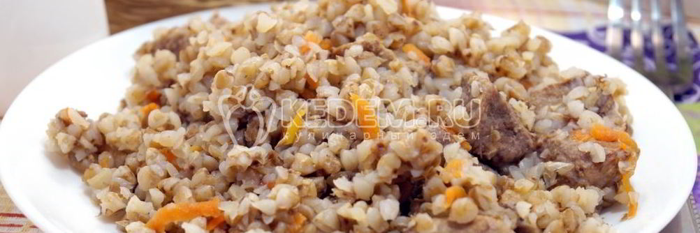 Гречка с мясом в мультиварке