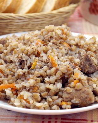 Гречка с мясом в мультиварке