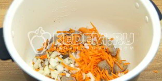 гречка с мясом в мультиварке