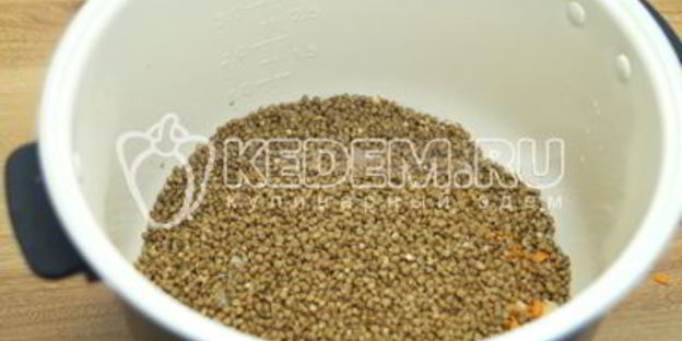 гречка с мясом в мультиварке