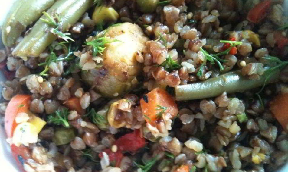 Рецепт гречки с овощами для худеющих