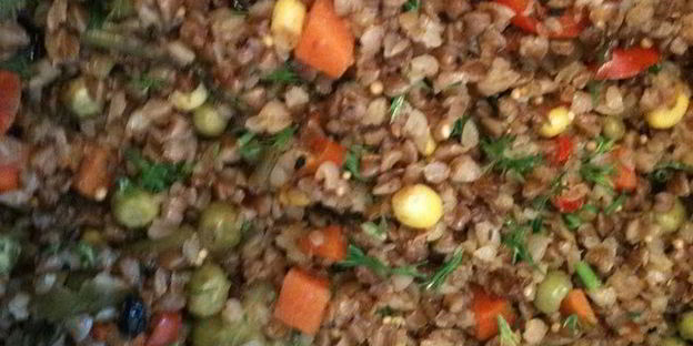 гречка с овощами для худеющих