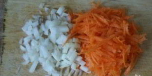 гречка с овощами и чесноком