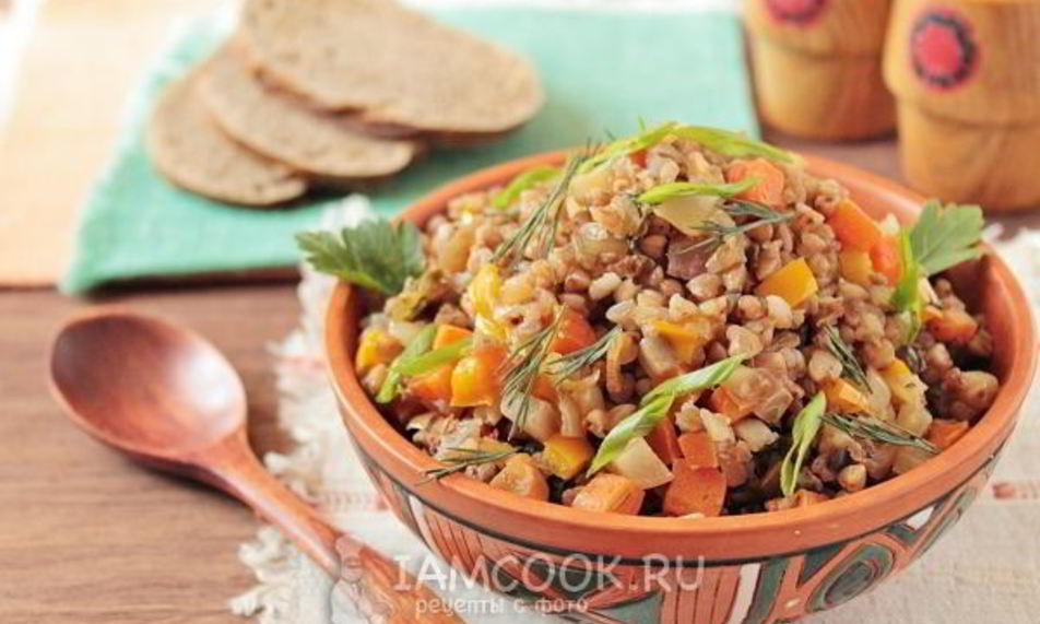 Рецепт гречки с овощами в мультиварке