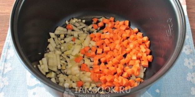гречка с овощами в мультиварке