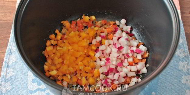 гречка с овощами в мультиварке