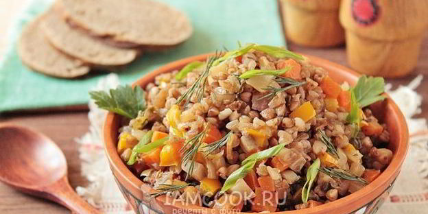 гречка с овощами в мультиварке