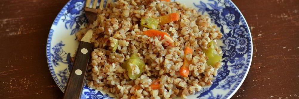 Гречка с овощами