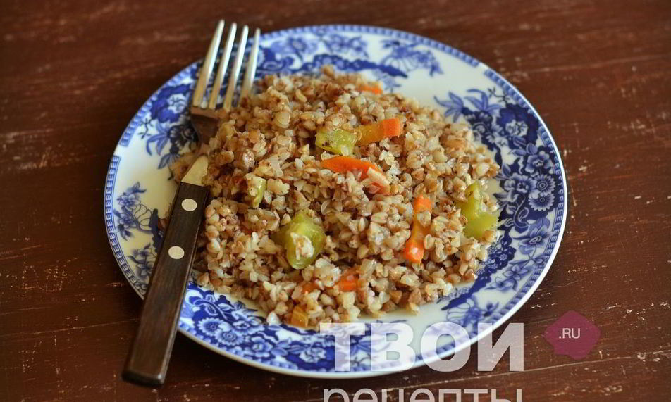 Рецепт гречки с овощами