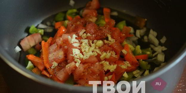 гречка с овощами