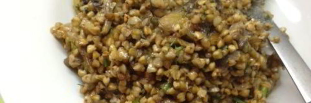 Гречка с шампиньонами