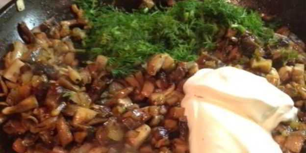 гречка с шампиньонами