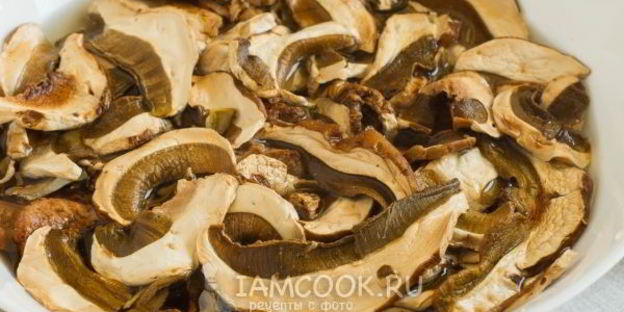 гречка с сушеными грибами