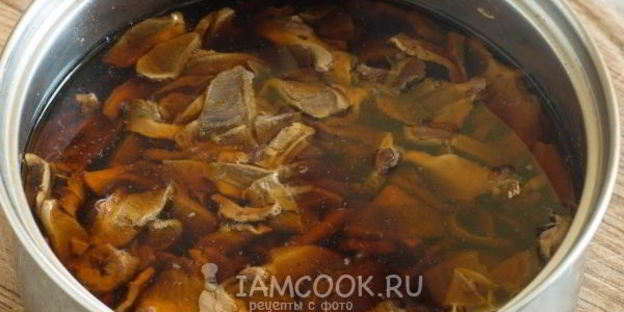 гречка с сушеными грибами