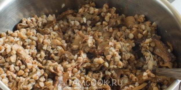 гречка с сушеными грибами