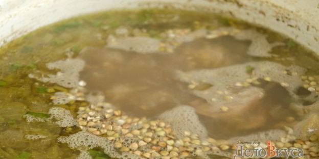 гречка с тушеной свининой