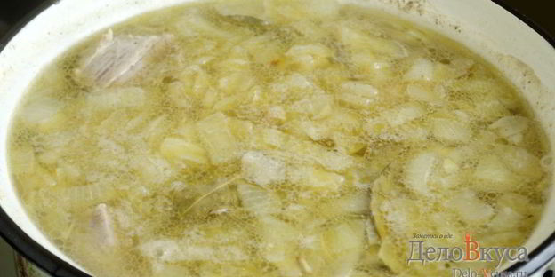 гречка с тушеной свининой