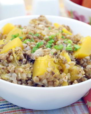 Гречка с тыквой