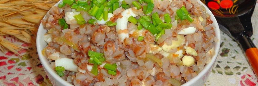 Гречка с яйцом