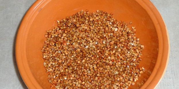 гречка с яйцом