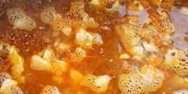 гречка, томленная со свининой