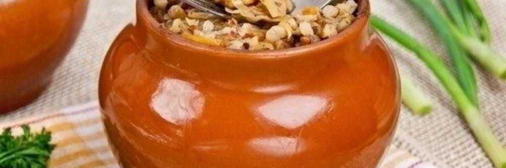 Гречка в горшочках