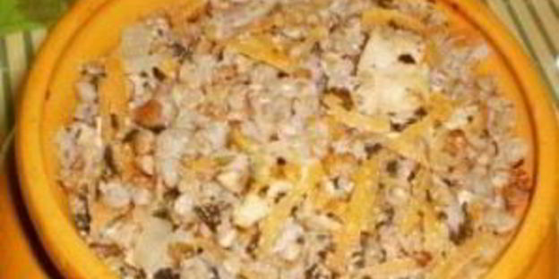 гречка в горшочках