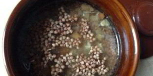 гречка в горшочке с мясом