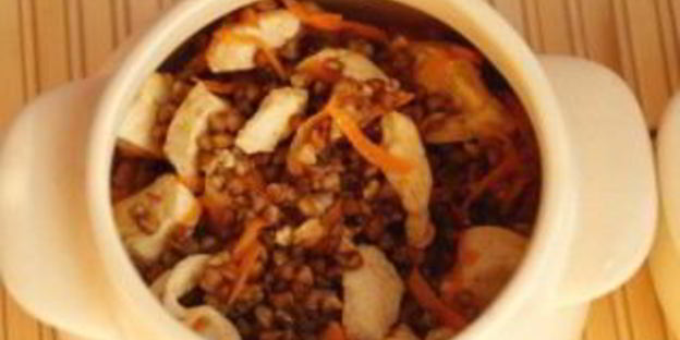 гречка в горшочке