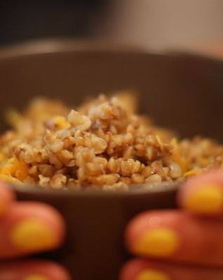 Гречневая каша на сливках