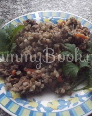 Гречневая каша с фаршем в мультиварке