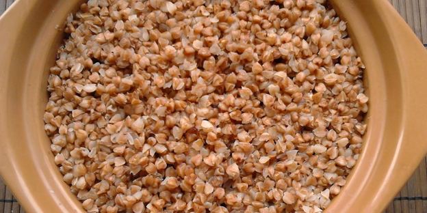 гречневая каша с грибами и луком