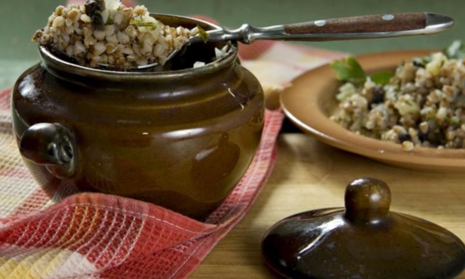 Рецепт гречневой каши с грибами и сельдереем