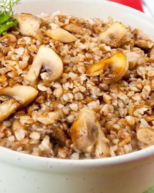 Гречневая каша с грибами в мультиварке