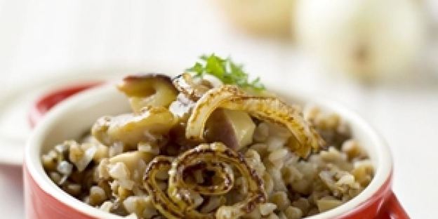 гречневая каша с грибами