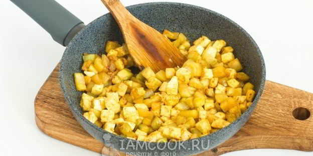 гречневая каша с кабачками и адыгейским сыром