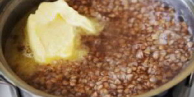 гречневая каша с маслом