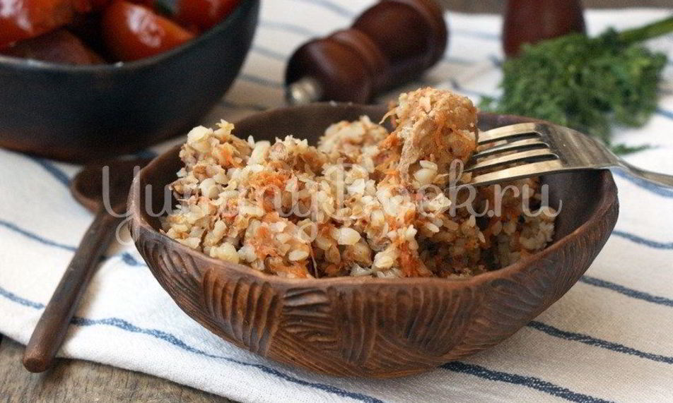 Рецепт гречневой каши с мясом в мультиварке