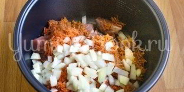гречневая каша с мясом в мультиварке
