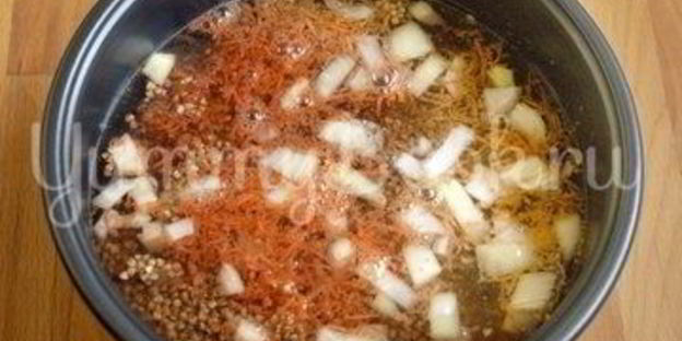 гречневая каша с мясом в мультиварке