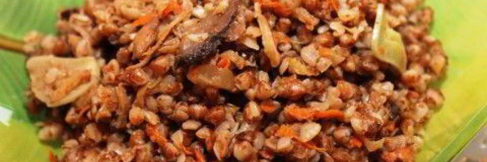 Гречневая каша с овощами