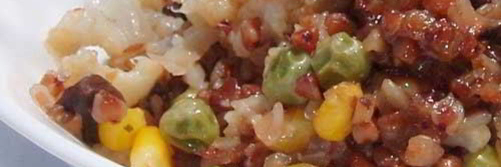 Разноцветная гречневая каша