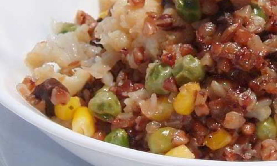 Рецепт разноцветной гречневой каши