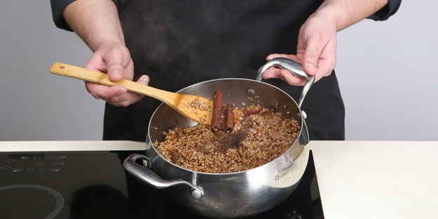 скандинавская гречневая каша с имбирем