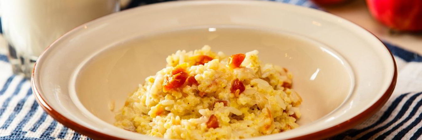 Каша Дружба с курагой